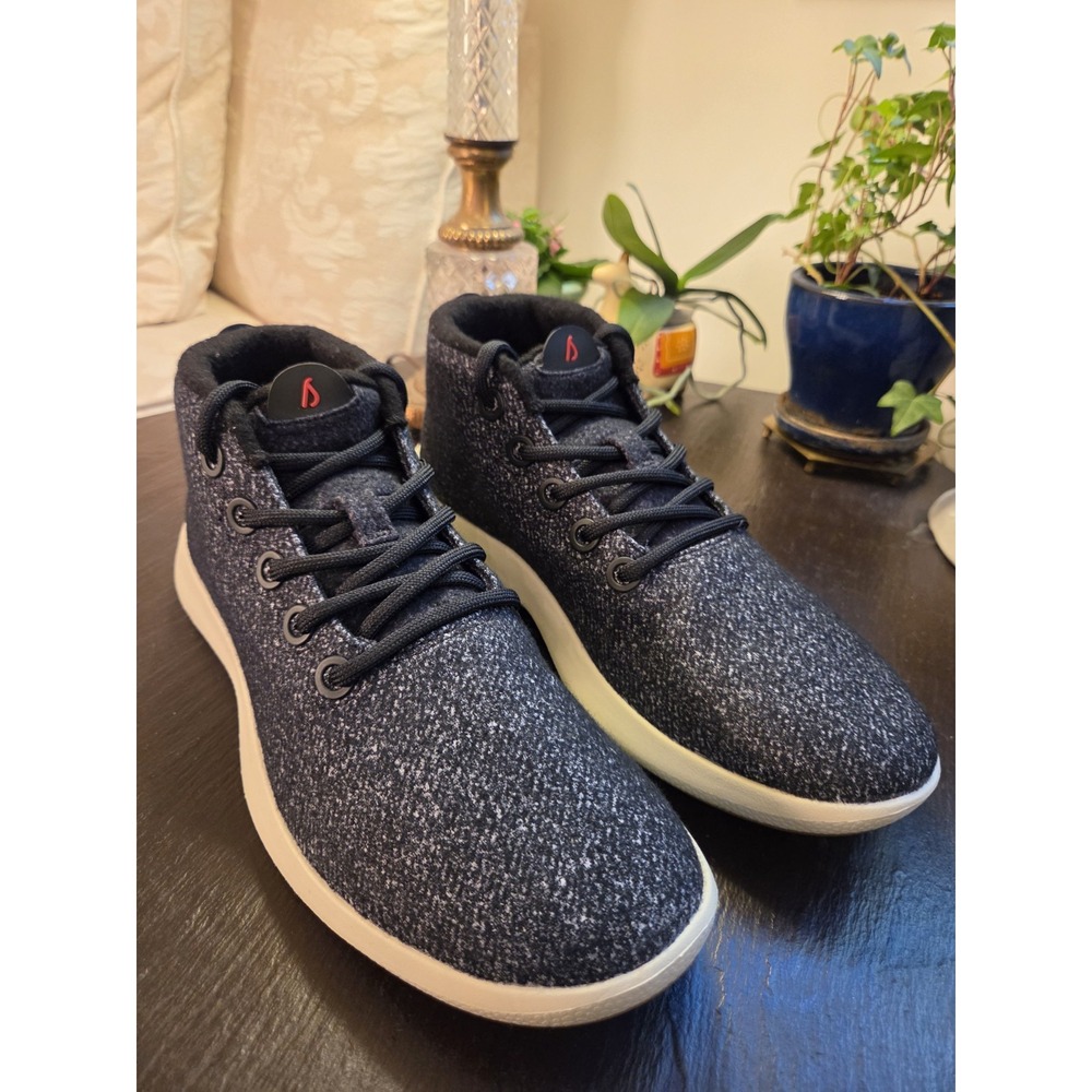 Allbirds Men's Wool Runner Up Mizzle Wool Hi-Top Sneaker Charcoal Sz 10 NEW $160